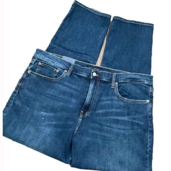 Lucky Brand Men’s Jean 410 Athletic Straight Fit Blue Size 40 X 32 NWT - Picture 4 of 10